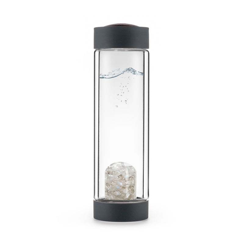 VIA HEAT "Luna" Crystal Water Bottle