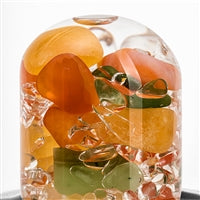 VIA HEAT "Happiness" Crystal Water Bottle