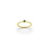 Simplicity Amethyst Crystal Ring