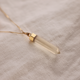 Point Necklaces Crystal Gold