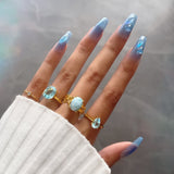 Simplicity Moonstone Crystal Ring
