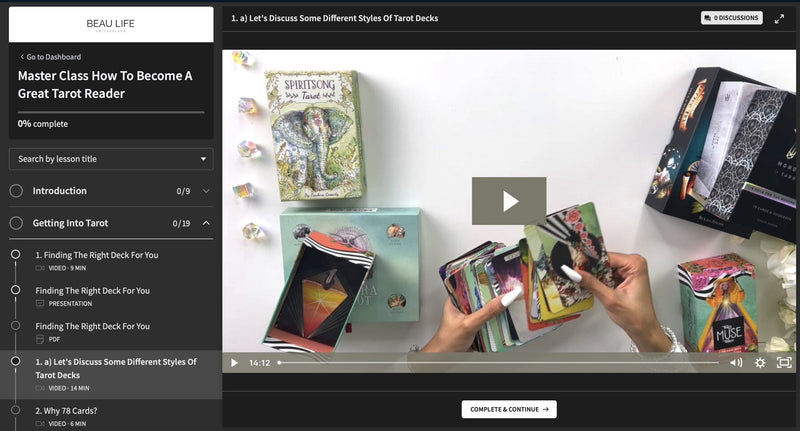 Master Class: How To Become A Great Tarot Reader - Beau Life