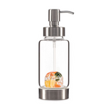 VitaJuwel Dispenser "Happiness" (NEPHRITE JADE, CARNELIAN, ORANGE CALCITE, ROCK CRYSTAL) Plus Free Hand Sanatizer