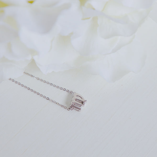 Virgo Zodiac Symbol Necklace.