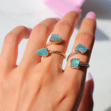 Empress Aquamarine Ring