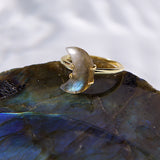 Queen Of The Moon Ring In Labradorite