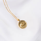 Clairvoyant Eye Gold Necklace