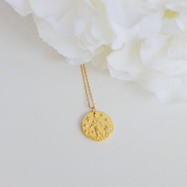 Aquarius Zodiac Pendant.