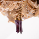 Amethyst Point Necklace in Gold Plated 925 Sterling Silver - Beau Life