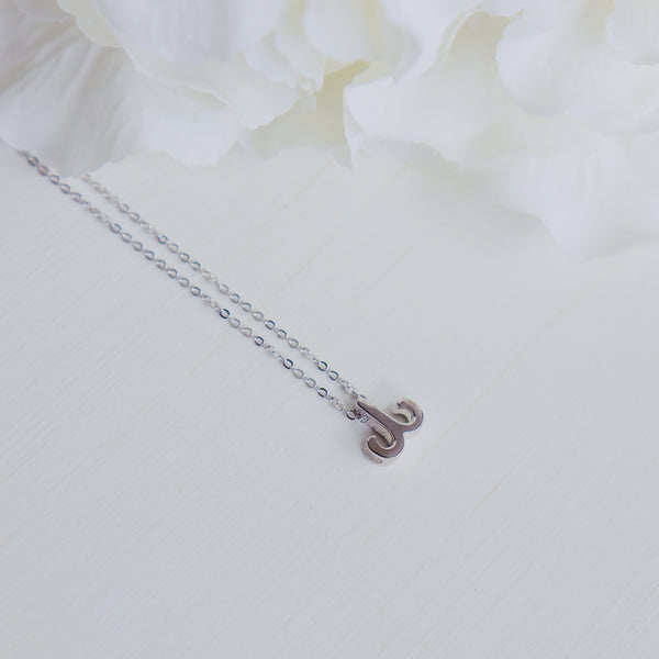 Aries Zodiac Symbol Necklace.