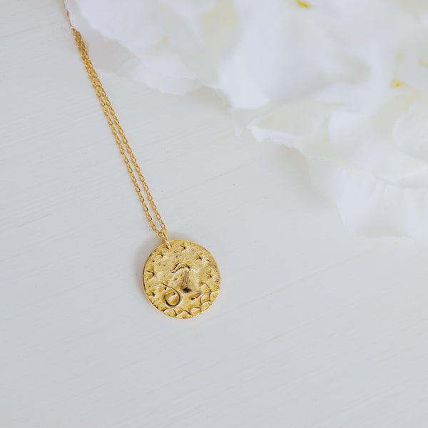 Capricorn Zodiac Pendant.