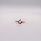 Princess Of The Divine Amethyst Crystal Ring