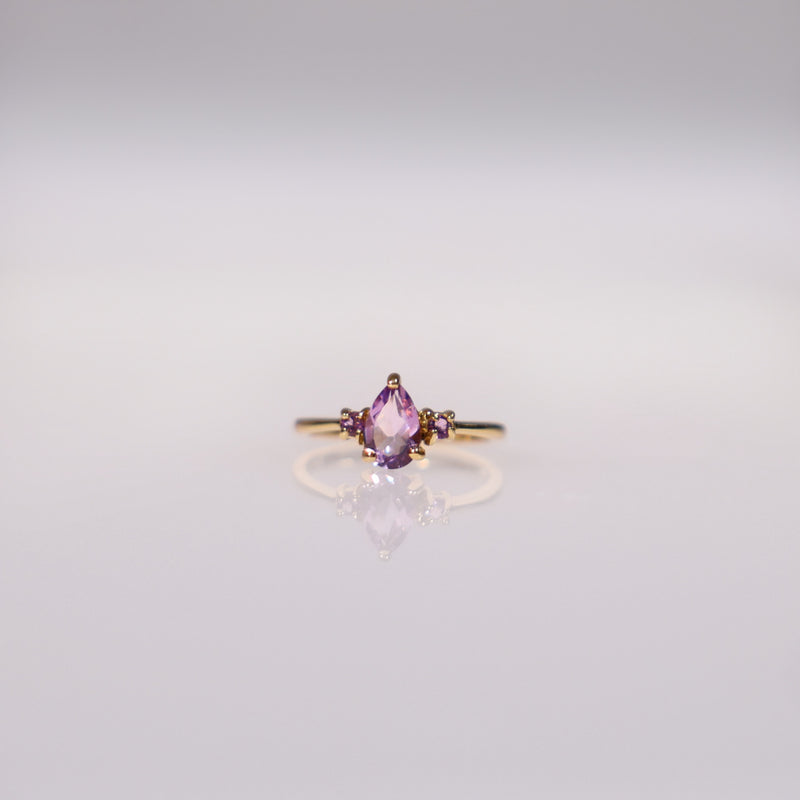 Princess Of The Divine Amethyst Crystal Ring