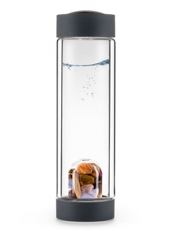 VIA HEAT "Five Elements" Crystal Water Bottle